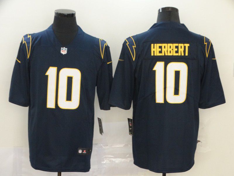 Men Los Angeles Chargers #10 Herbert Dark Blue Nike Vapor Untouchable Stitched Limited NFL Jerseys->los angeles chargers->NFL Jersey